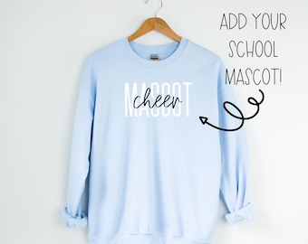 Cheer Sweatshirts, Custom Cheer Team Crewneck, Cheer Coach Sweatshirt, Cheer Crewneck Sweatshirt, Cheer Mom Sweatshirt, Mascot Sweatshirt