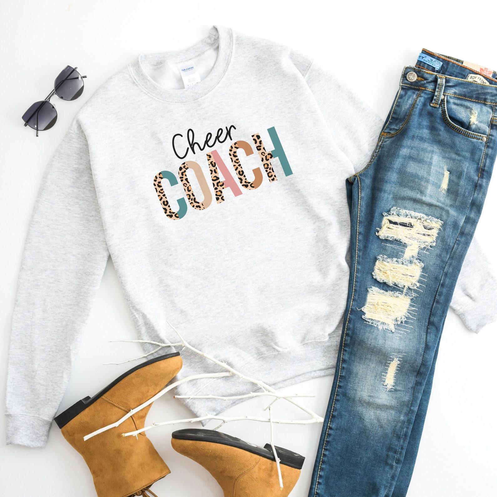 Cheer Coach Sweatshirt Cheer Coach Crewneck Cheer Coach Etsy