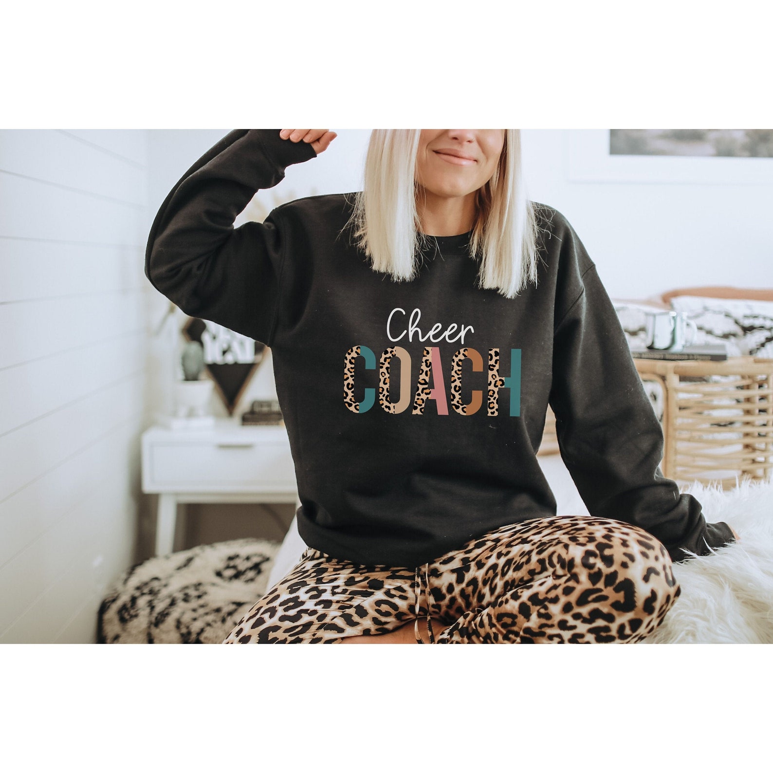 Cheer Coach Sweatshirt Cheer Coach Crewneck Cheer Coach Etsy