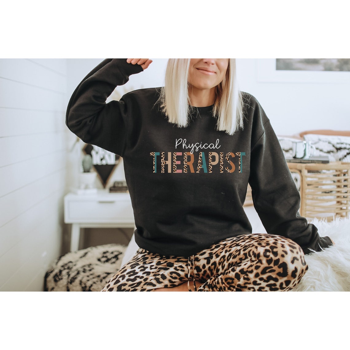 Physical Therapy Sweatshirt Physical Therapist Crewneck Gift Etsy