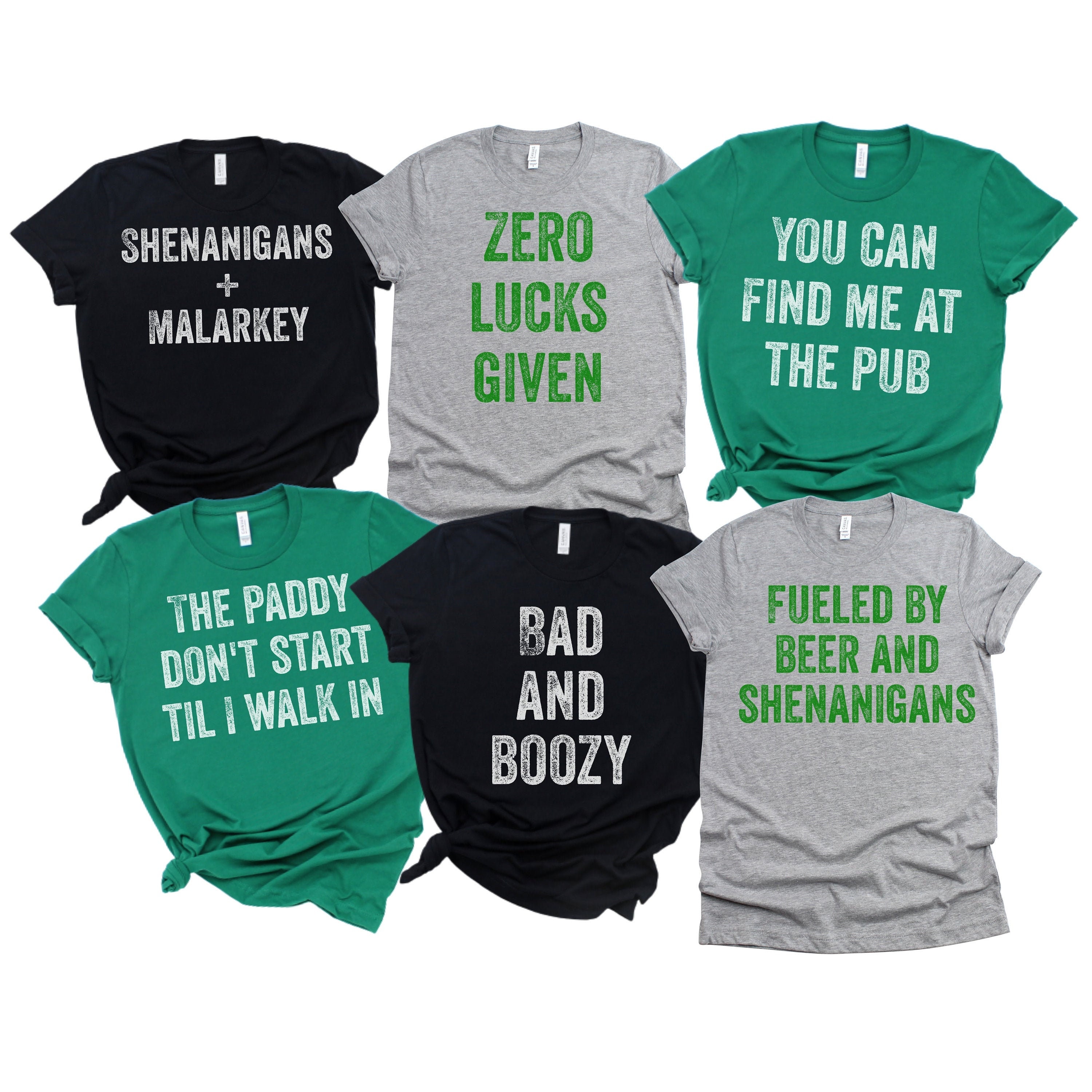 Shenanigan Squad Funny St Patricks Day Group Drinking T-Shirt Shenanigan Squad Funny St Patricks Day Group Drinking T-Shirt