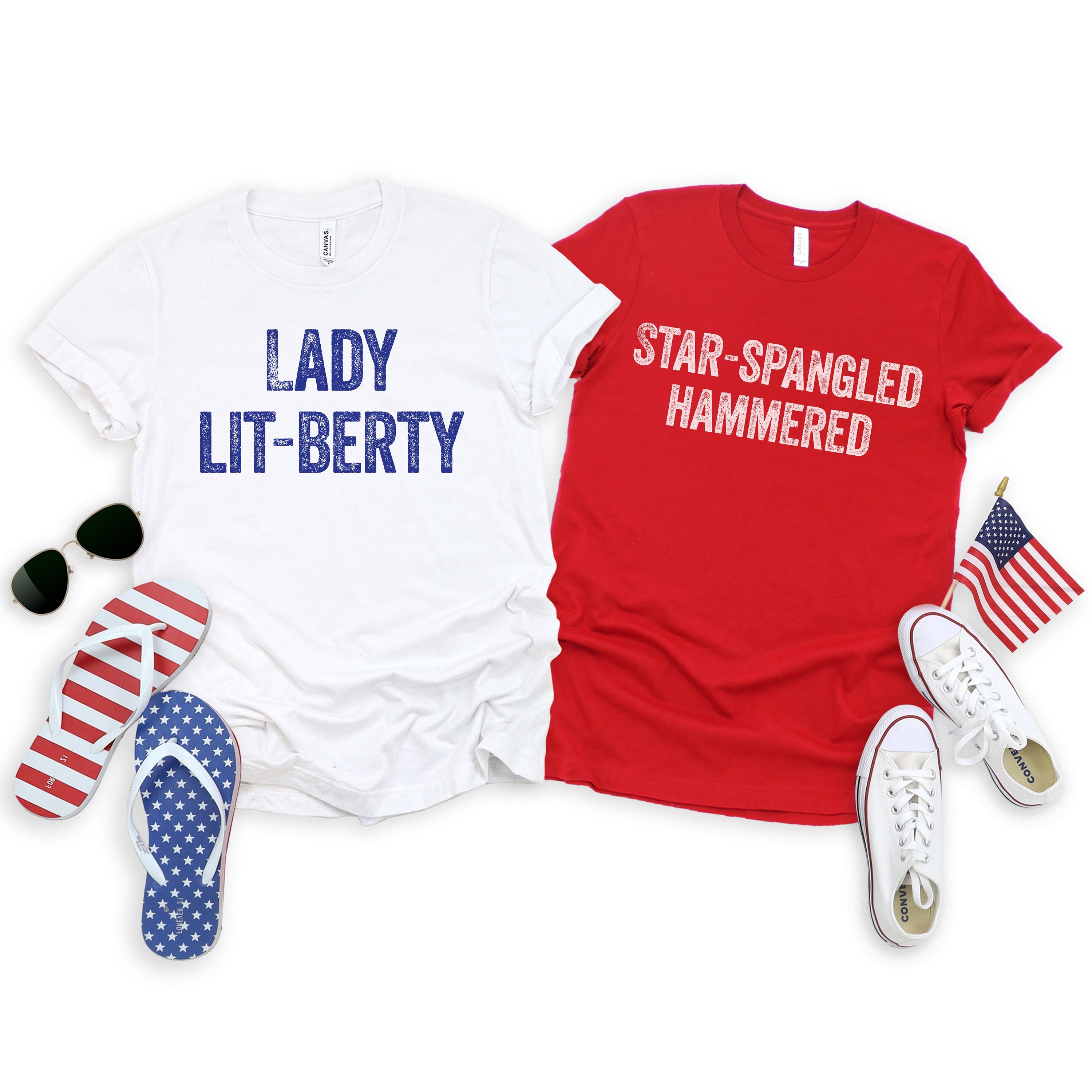 Fourth of July Shirts Matching Couples 