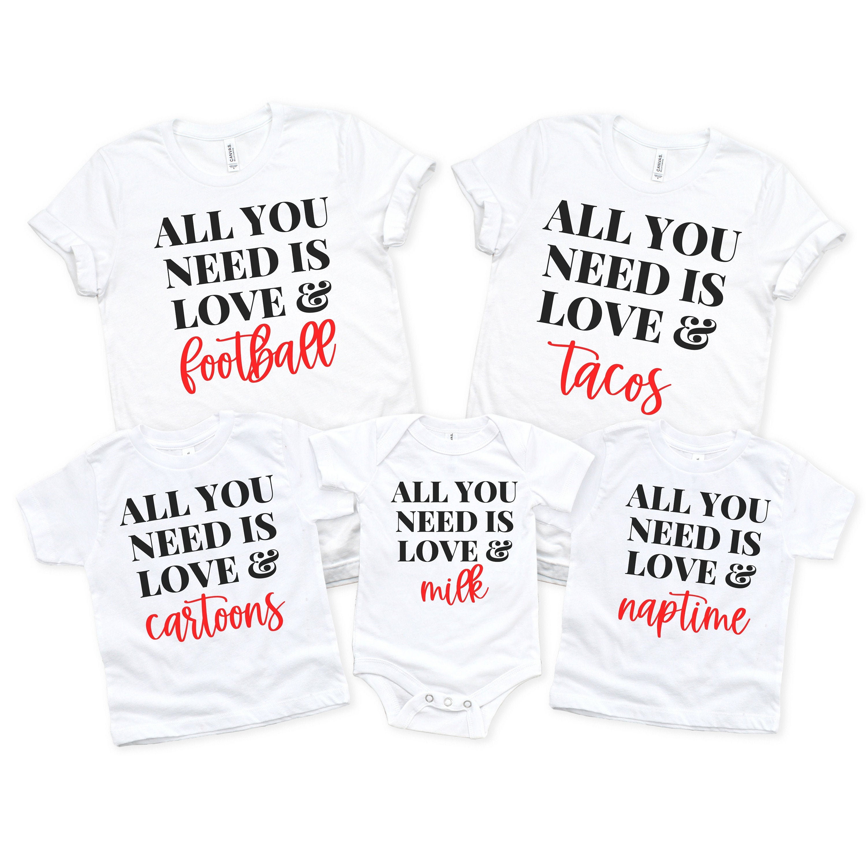Funny Matching Family Valentines Day 