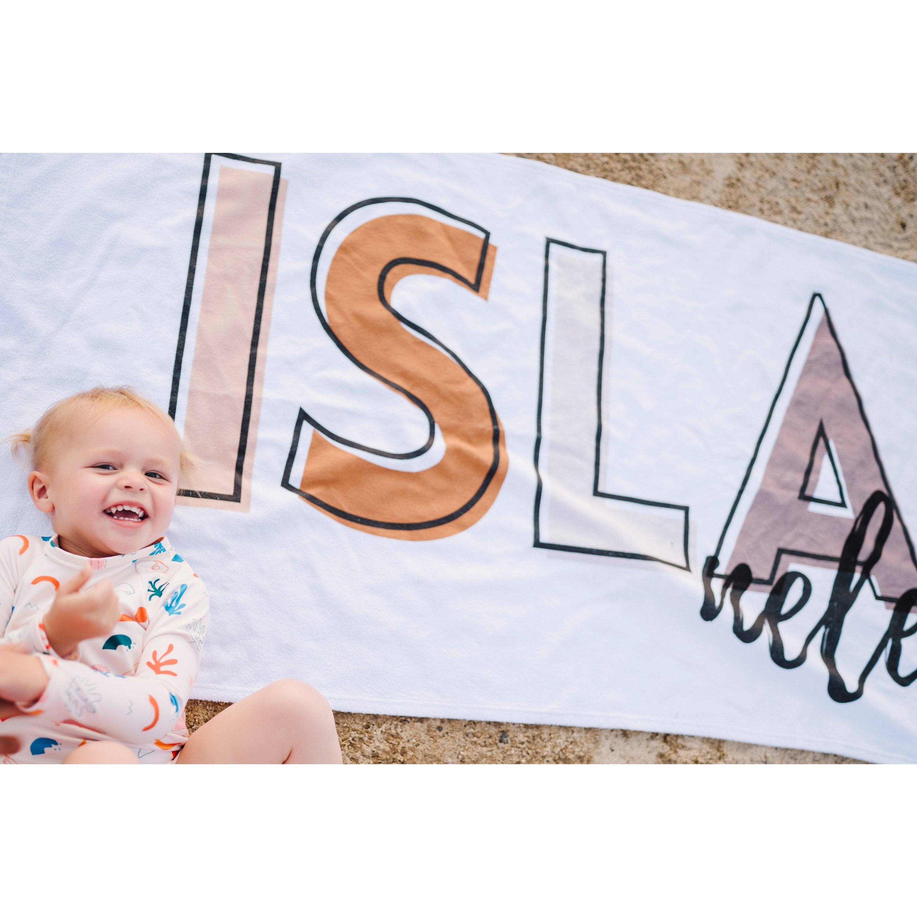 Kids Beach Towel Personalized, Custom Beach Towel, Gift for Teens, Ba…
