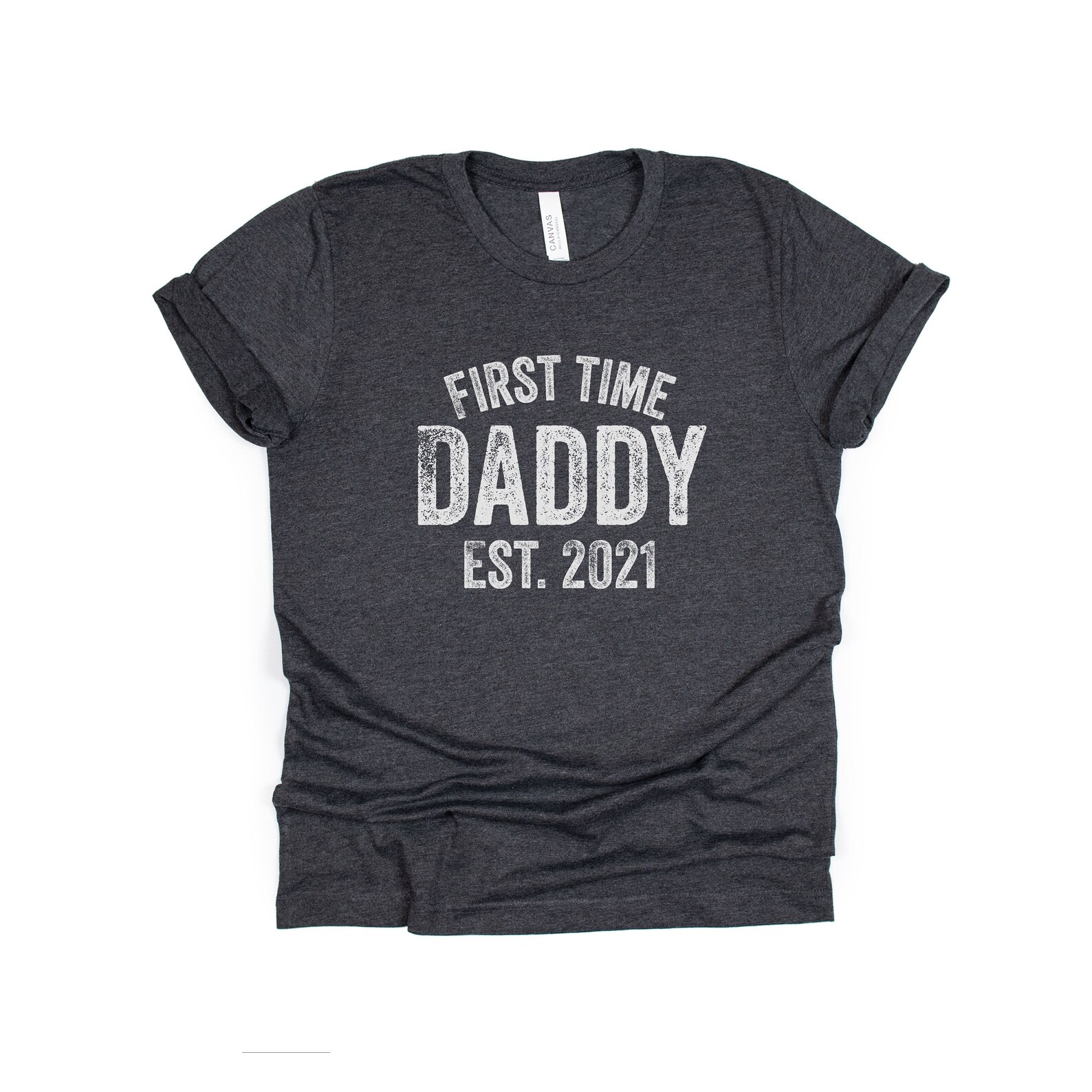First Time Dad Shirts
 First Time Dad Shirt Dad Est 2021 Shirt Father s Day Etsy