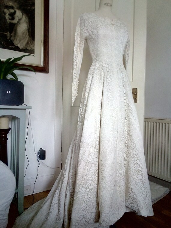 Vintage 1950's Wedding Dress