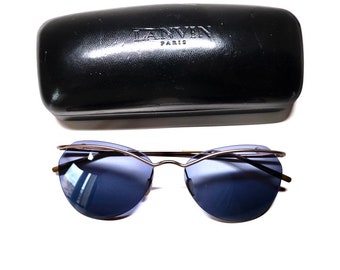 Lanvin 2011 Sonnenbrille mit blauen Gläsern