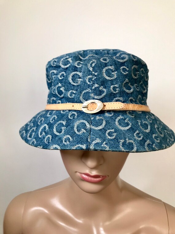 Guess denim bucket hat