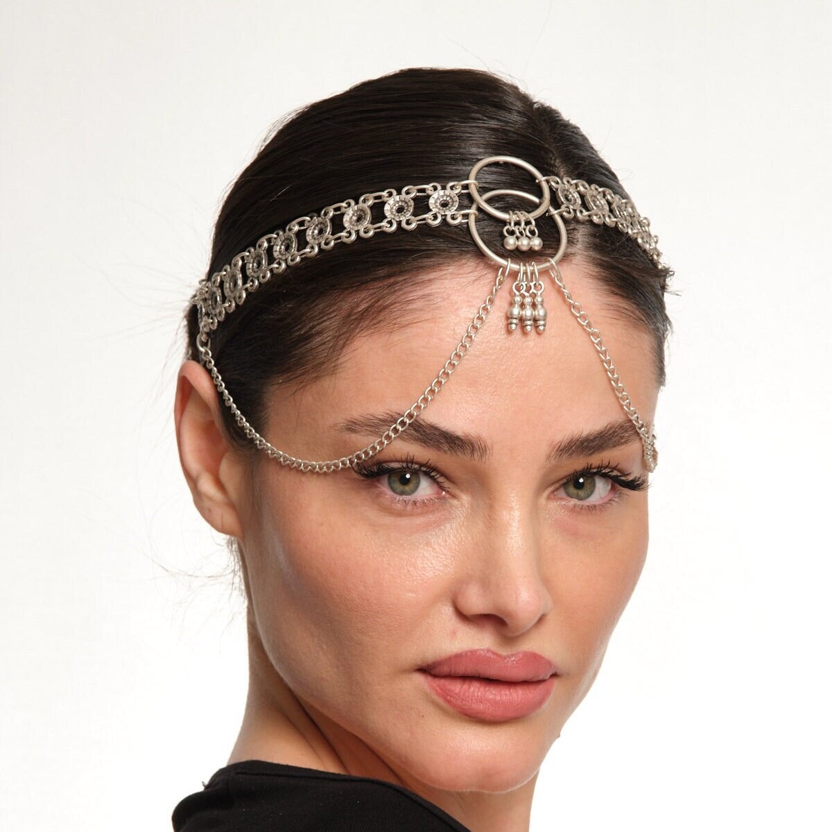 Arabian Headpiece Jewelry Arabian Head Chain Gold Coin Headpiece