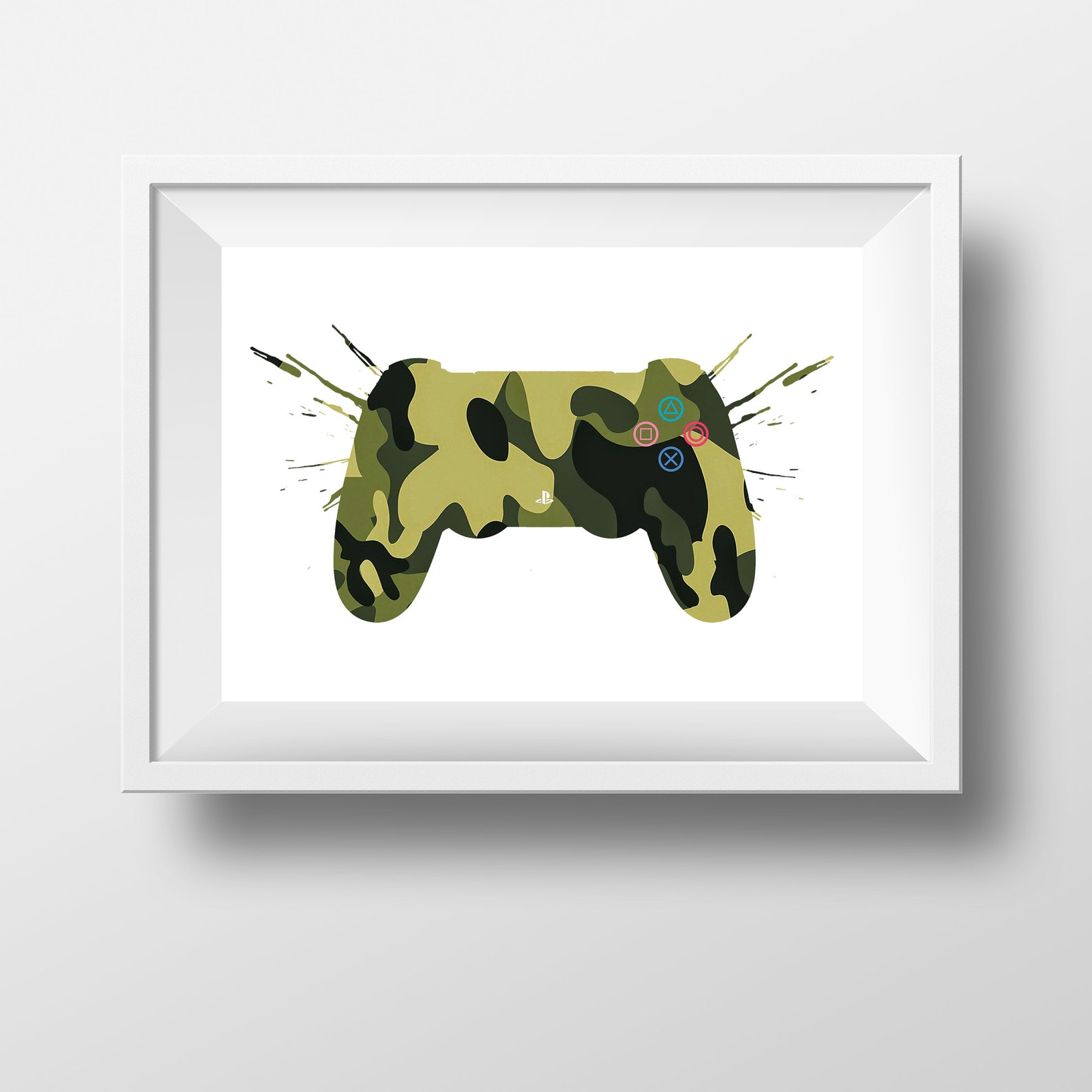 Personalised Playstation 4 Controller Wall Art Poster Etsy