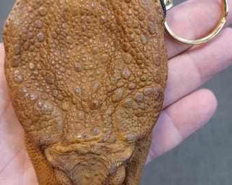 Large Cane Toad Coin Purse Keychain