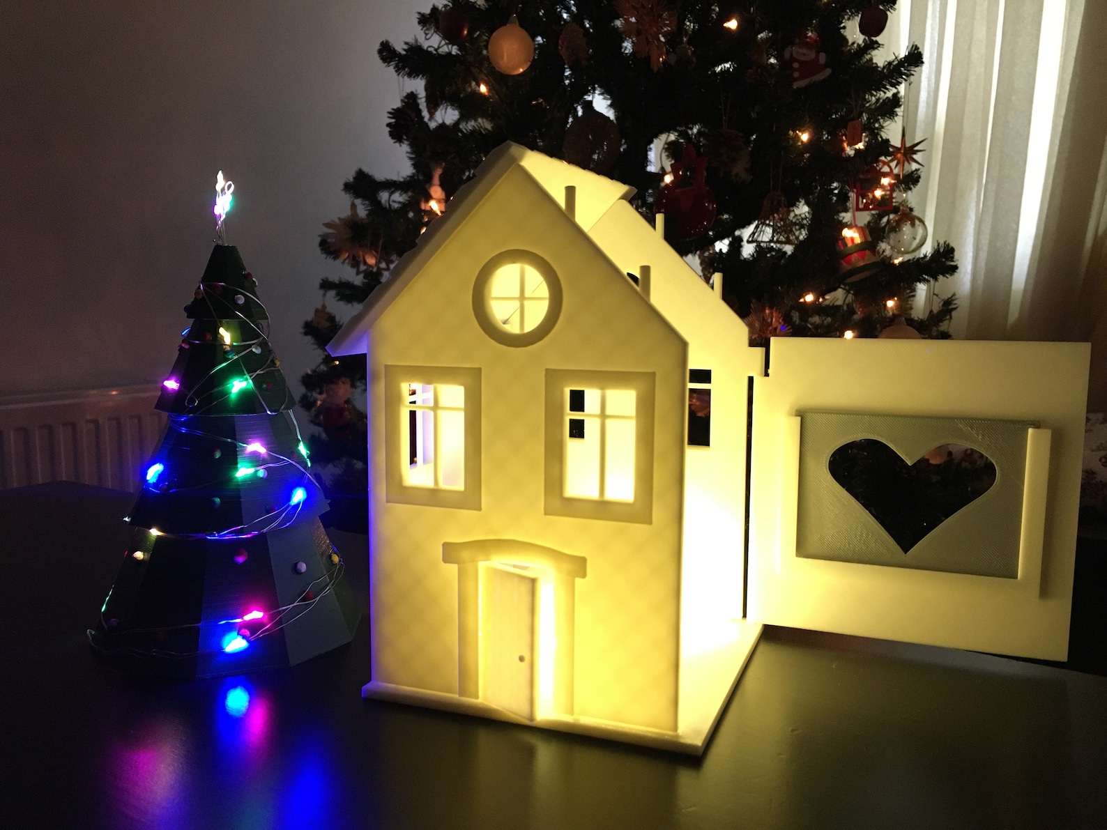 3D House Model STL, 3D Printable Dollhouse, 3D Christmas Tree Etsy