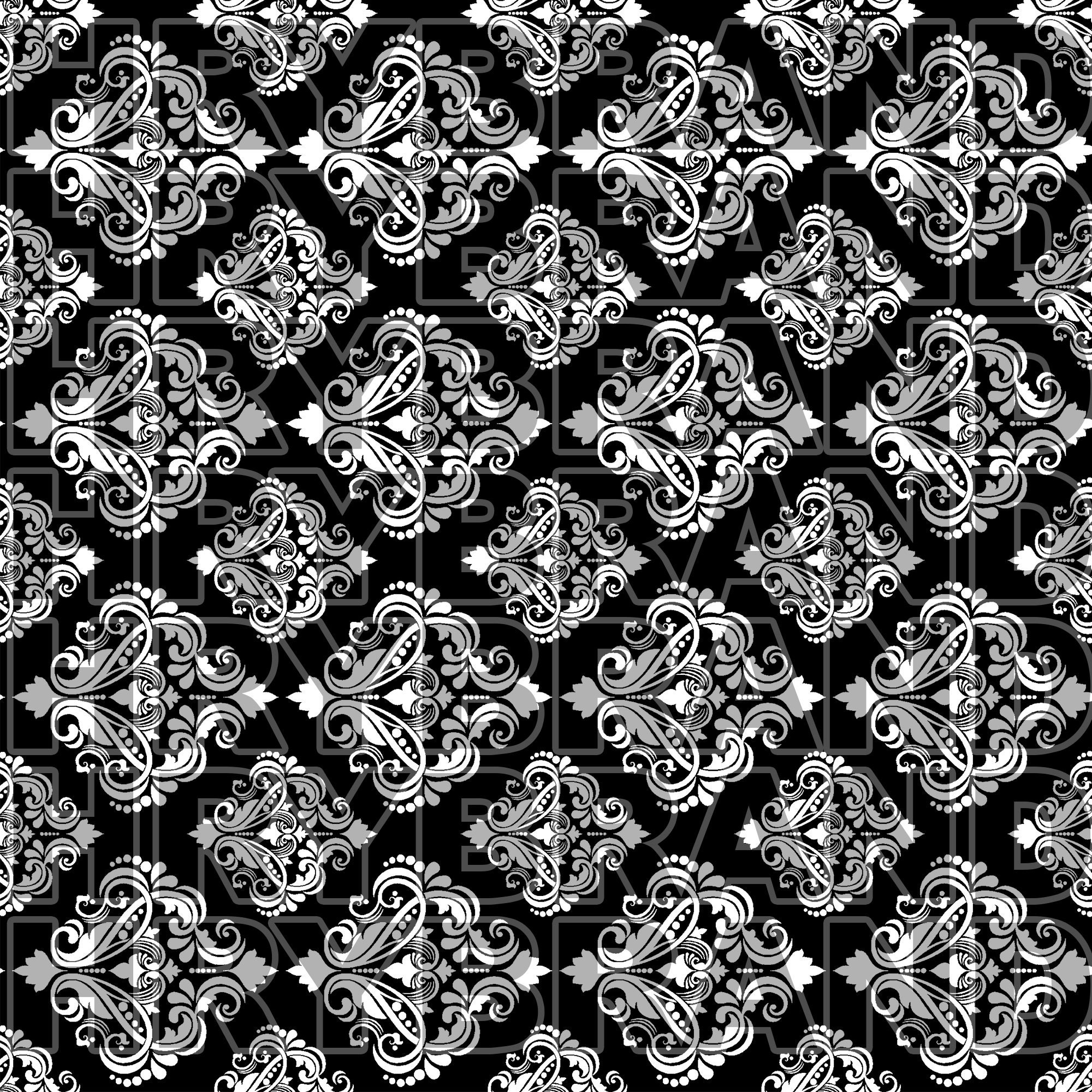 5 Seamless Damask Pattern Artwork 5 Different Damask Pattern Etsy UK