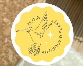 MOG Antibody Disease Sticker / MOGAD sticker / mog antibody disease gifts / mog antibody disease awareness / mog sticker / mogad awareness