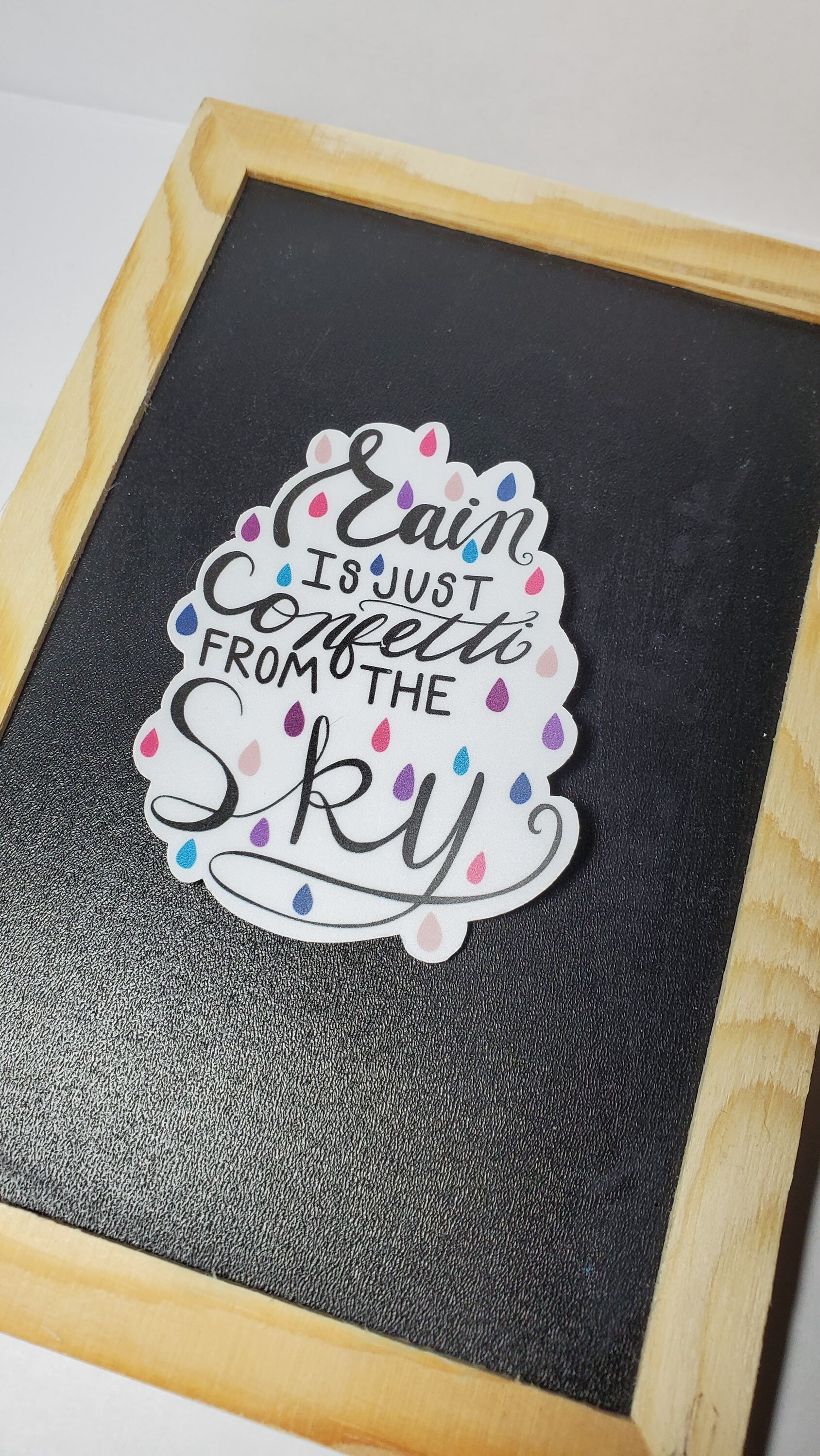 Rain Confetti Etsy