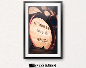 Guinness Barrels - Guinness Storehouse en Dublín, Irlanda - Arte mural imprimible, descarga digital instantánea - Fotografía