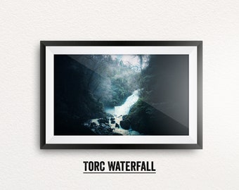 Torc Waterfall - Ring of Kerry, Ireland - Killarney National Park - Printable Art, Instant Digital Download - Scenic Landscape Photography