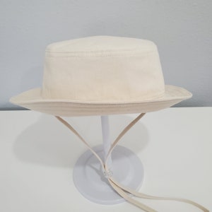 Bucket Hat, Custom Size Brim and Color, Beach Sun Hat, Summer Gardening Hat, Reversible Sun Hat, 100% Cotton Outdoor Hat, Hiking Bucket Hat,