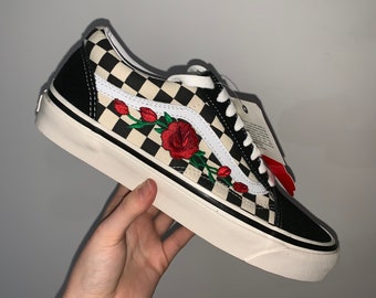 etsy rose vans