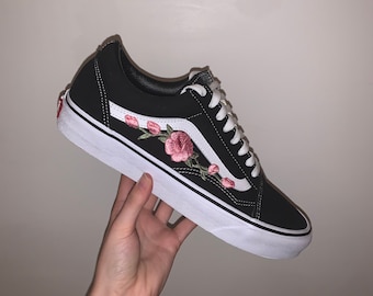 vans rosa con rose