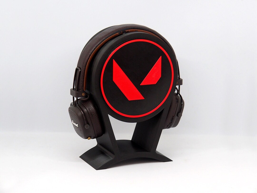 Valorant Personalized 3D Printed Black Headphone Stand With Etsy