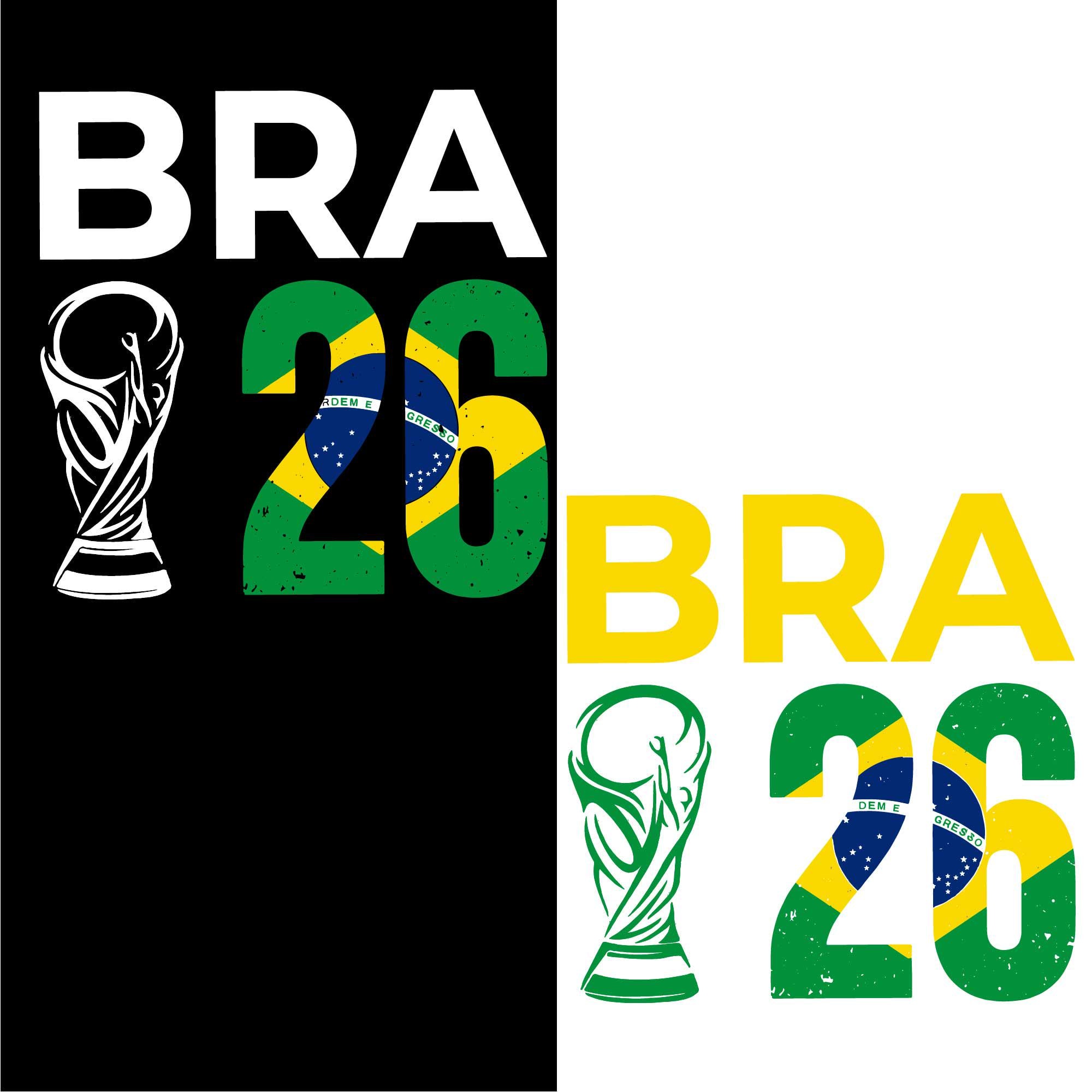 Brazil 2026 PNG, Brazil Soccer Png, Brazil Flag 26 Design, World