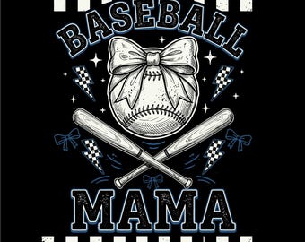 Retro baseball Mama Png Checkered, baseball Coquette Bow Png, baseball Mama Png, baseball Bow Png, Retro baseball Mama Png Sublimation
