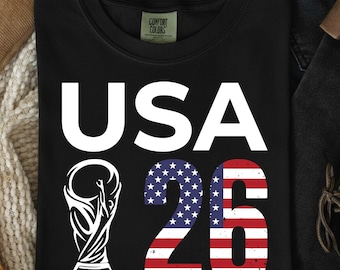 USA 2026 PNG, USA Soccer Png, American Flag 26 Design, Usa World Cup 2026 Png, Patriotic Soccer Graphic, Sublimation Png Download