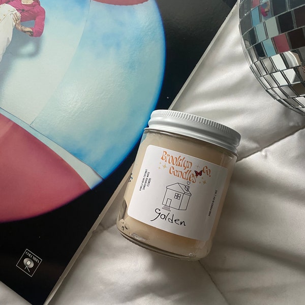 Golden Candle Etsy