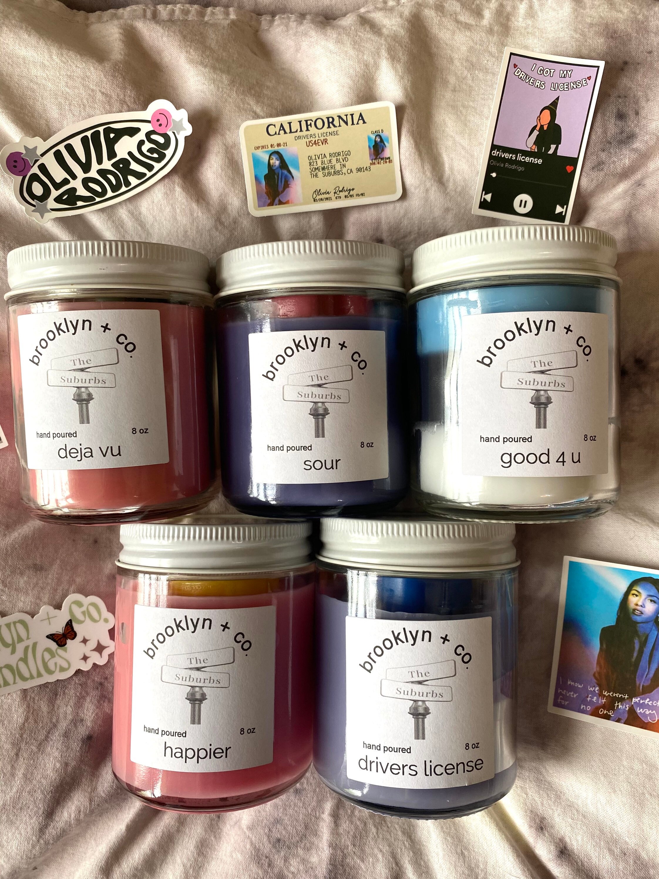 Olivia Rodrigo Inspired Candles