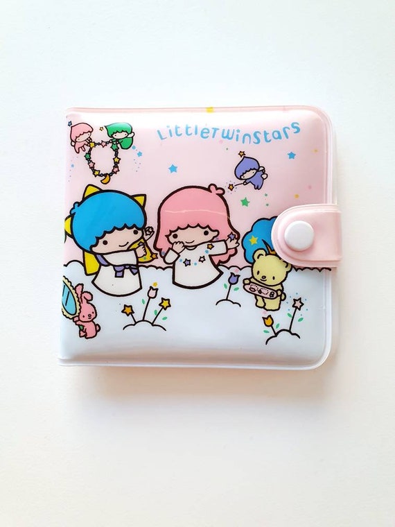 Vintage 1984 Little twin stars Vinyl coin purse wa