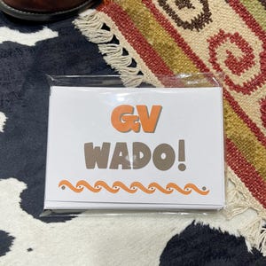 Wado Greeting card and envelope, Wado Cherokee Thank you card