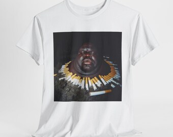 Black Guy in Swamp Surrounded by Cigarettes, Viral Humor Tee, Unique Meme Merch