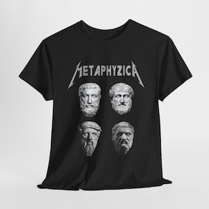 Philosophy Teacher Gift, Plato Aristotle Parmenides Pythagoras T-Shirt, Metaphysica Shirt, Philosophy Student, Best Seller Shirt