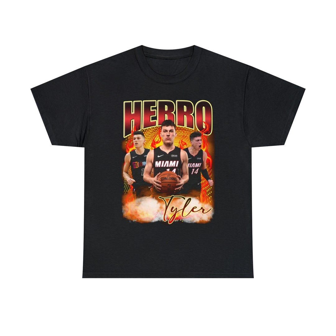 Tyler Herro Tshirt Basketball Player Merchandise Bootleg - Etsy