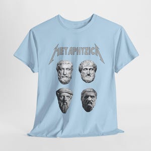 Philosophy Teacher Gift, Plato Aristotle Parmenides Pythagoras T-Shirt, Metaphysica Shirt, Philosophy Student, Best Seller Shirt image 5