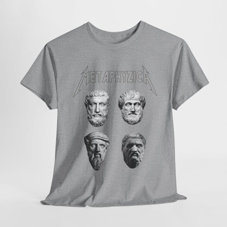 Philosophy Teacher Gift, Plato Aristotle Parmenides Pythagoras T-Shirt, Metaphysica Shirt, Philosophy Student, Best Seller Shirt image 3