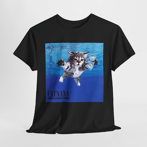 Catnana grappige kat meme T-shirt cadeau voor vrouw en mannen, kattenliefhebber T-shirt, meme shirt, Cringe T-shirt, domme T-shirts, cadeaus shirt