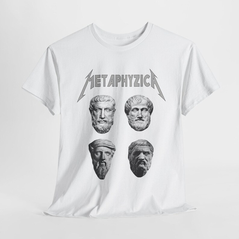Philosophy Teacher Gift, Plato Aristotle Parmenides Pythagoras T-Shirt, Metaphysica Shirt, Philosophy Student, Best Seller Shirt image 2