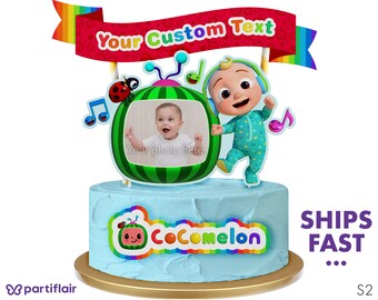 Cocomelon Pepe Pig Mochi Monkey Ello Elephant Jj Celebration Etsy