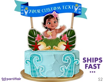 Moana Custom Cake Etsy Moana Custom Cake Etsy