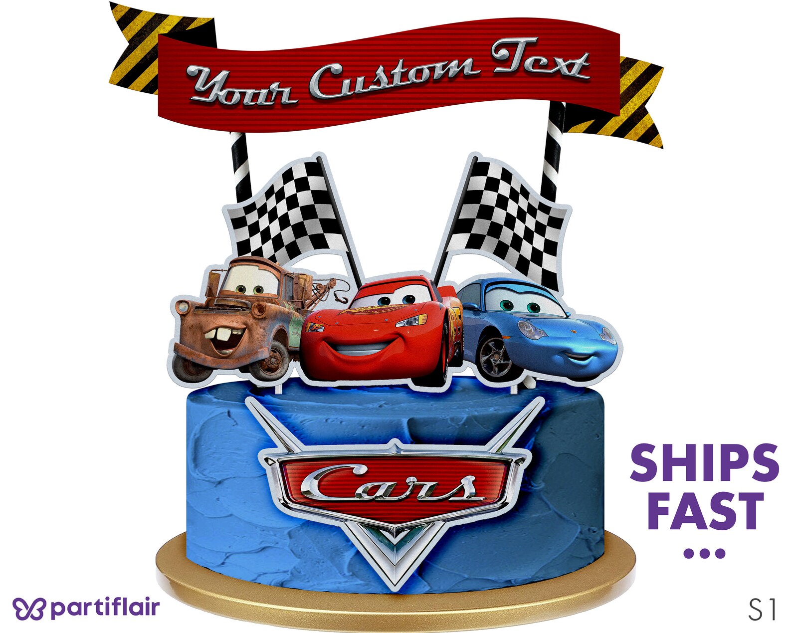 personalized-cars-cake-topper-cars-party-decor-cars-etsy