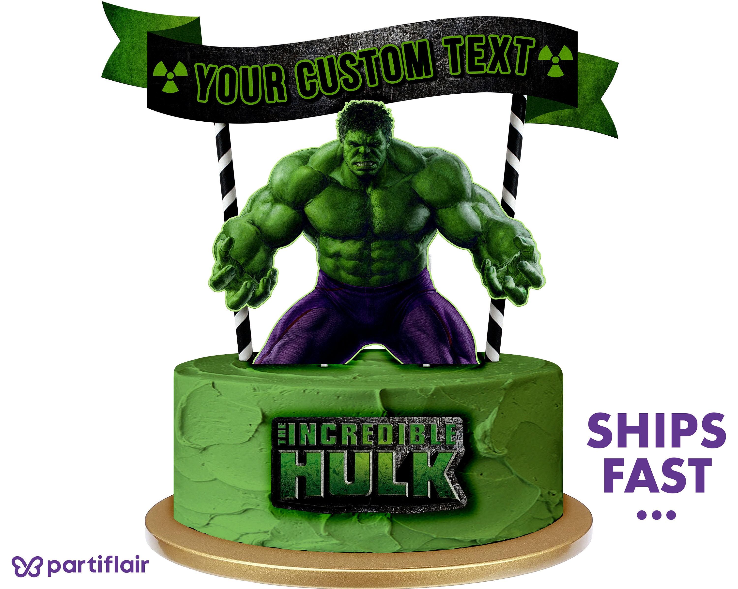 Party & Gifting Baking & Cake Decoration Cake Toppers & Picks Hulk