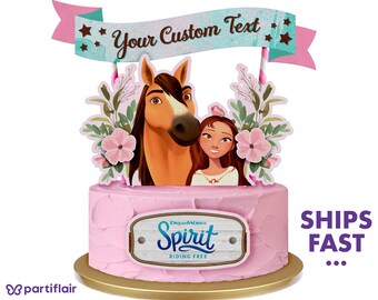Spirit Riding Free Cake Topper Etsy Spirit Riding Free Cake Topper Etsy