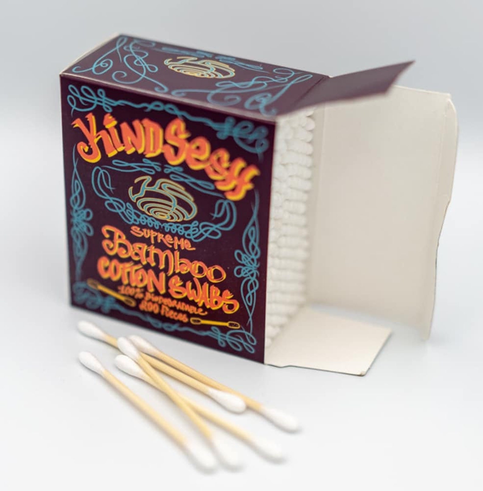 Bamboo Cotton Swabs Bio All Natural Etsy