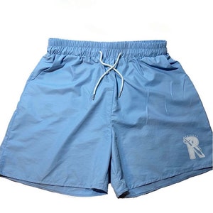Baby Blue Drawstring Shorts - ActiveWear