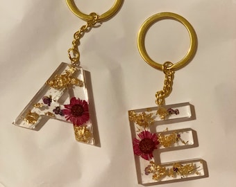 Keychain en résine initiale