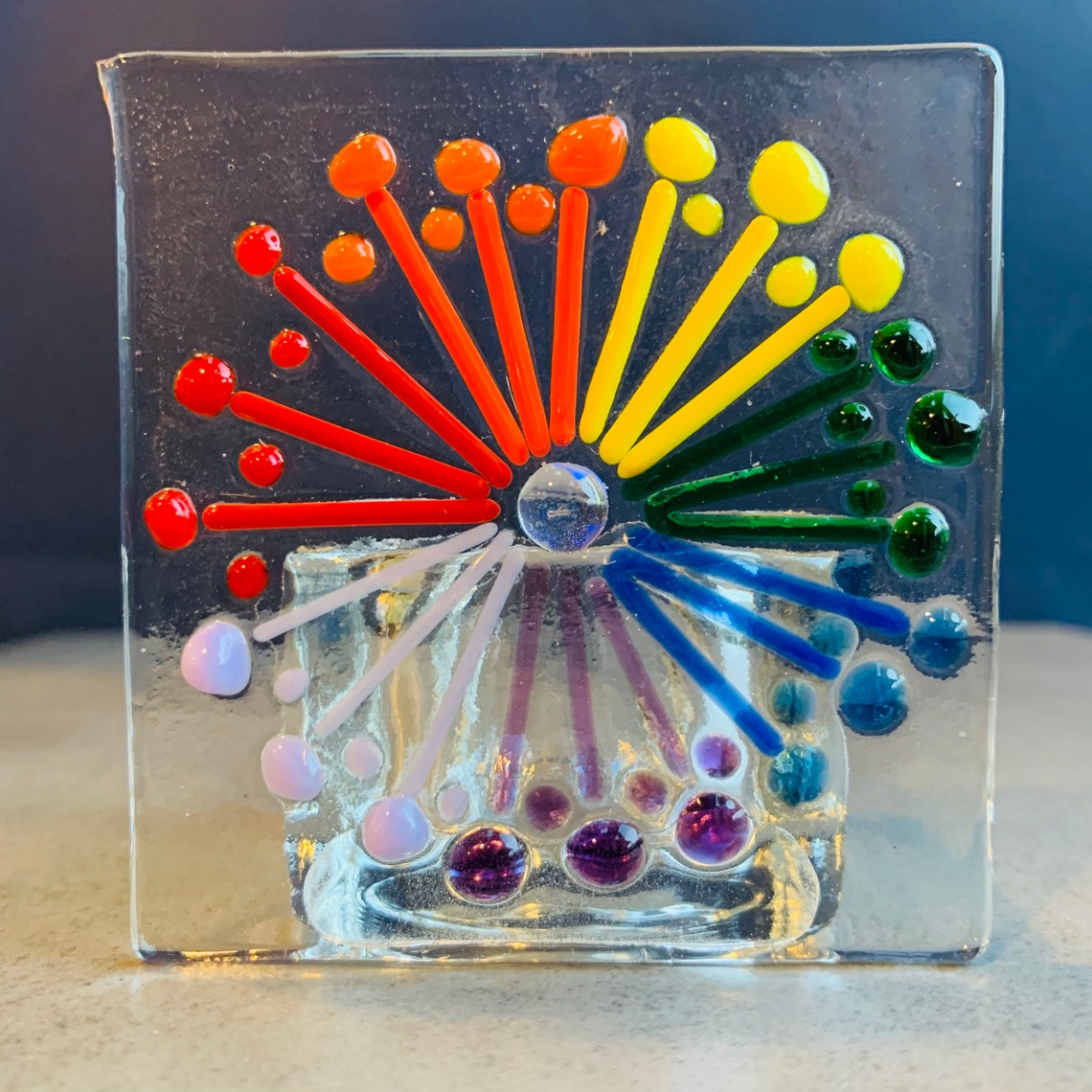 Craft Kit Make at Home Glass Tea Light Kit by Twice Fired Etsy UK