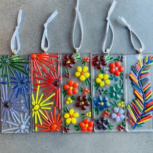 Fused Glass Rainbow Suncatcher Kit: DIY Craft, Family Pack of 5
