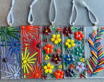 Fused Glass Rainbow Suncatcher Kit: DIY Craft, Family Pack of 5